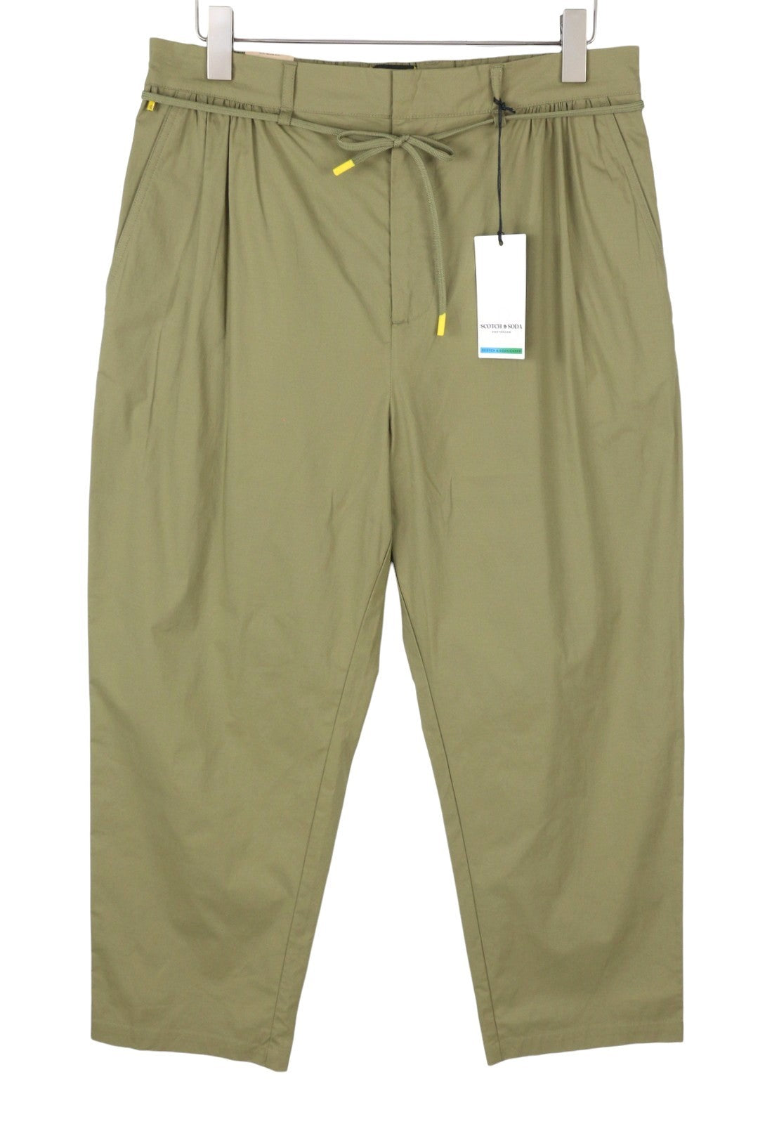 Green Cotton Trousers