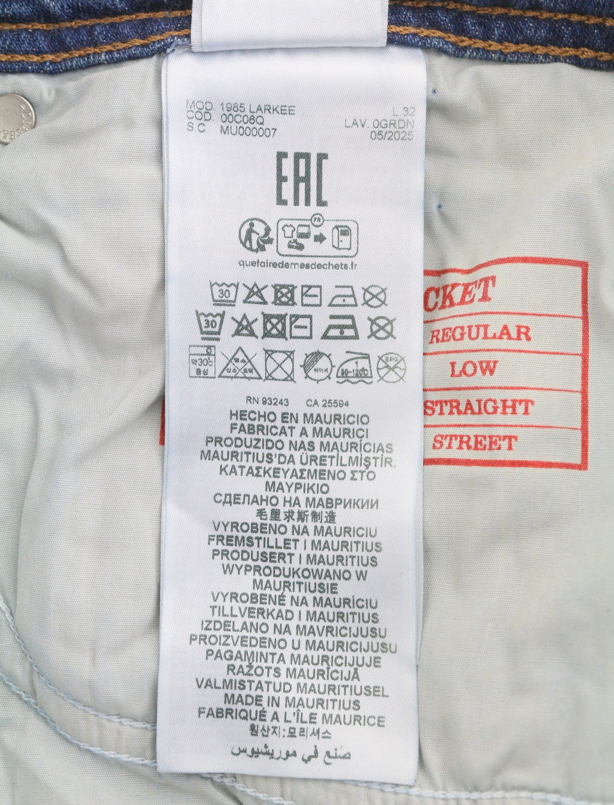 Jeans 1985 Larkee 0GRDN