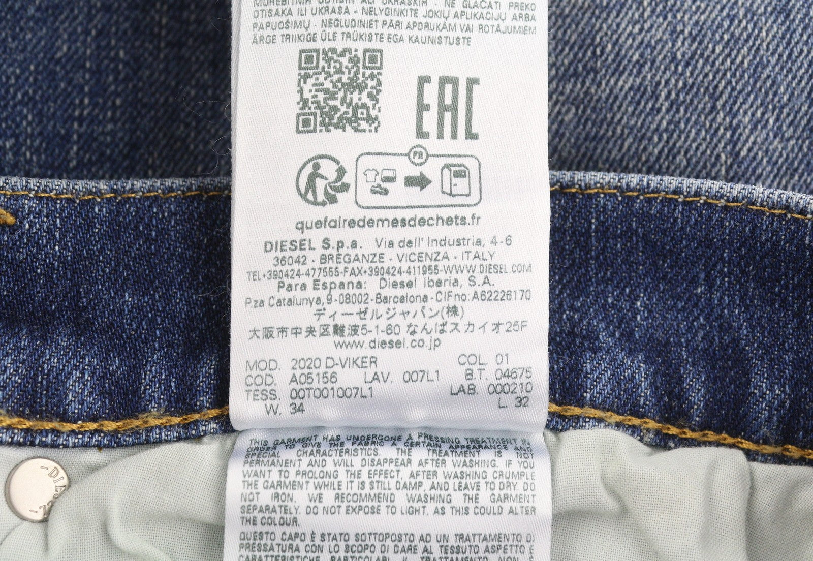 Jeans 2020 D-Viker 007L1