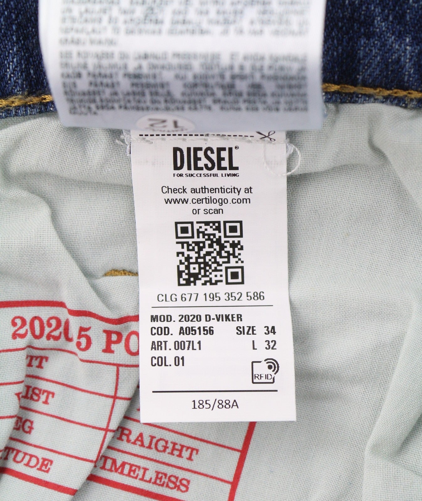 Jeans 2020 D-Viker 007L1