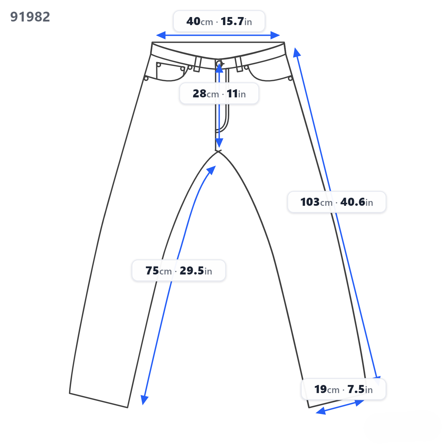 Blue Denim Jeans