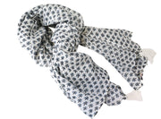 White Twill Scarf