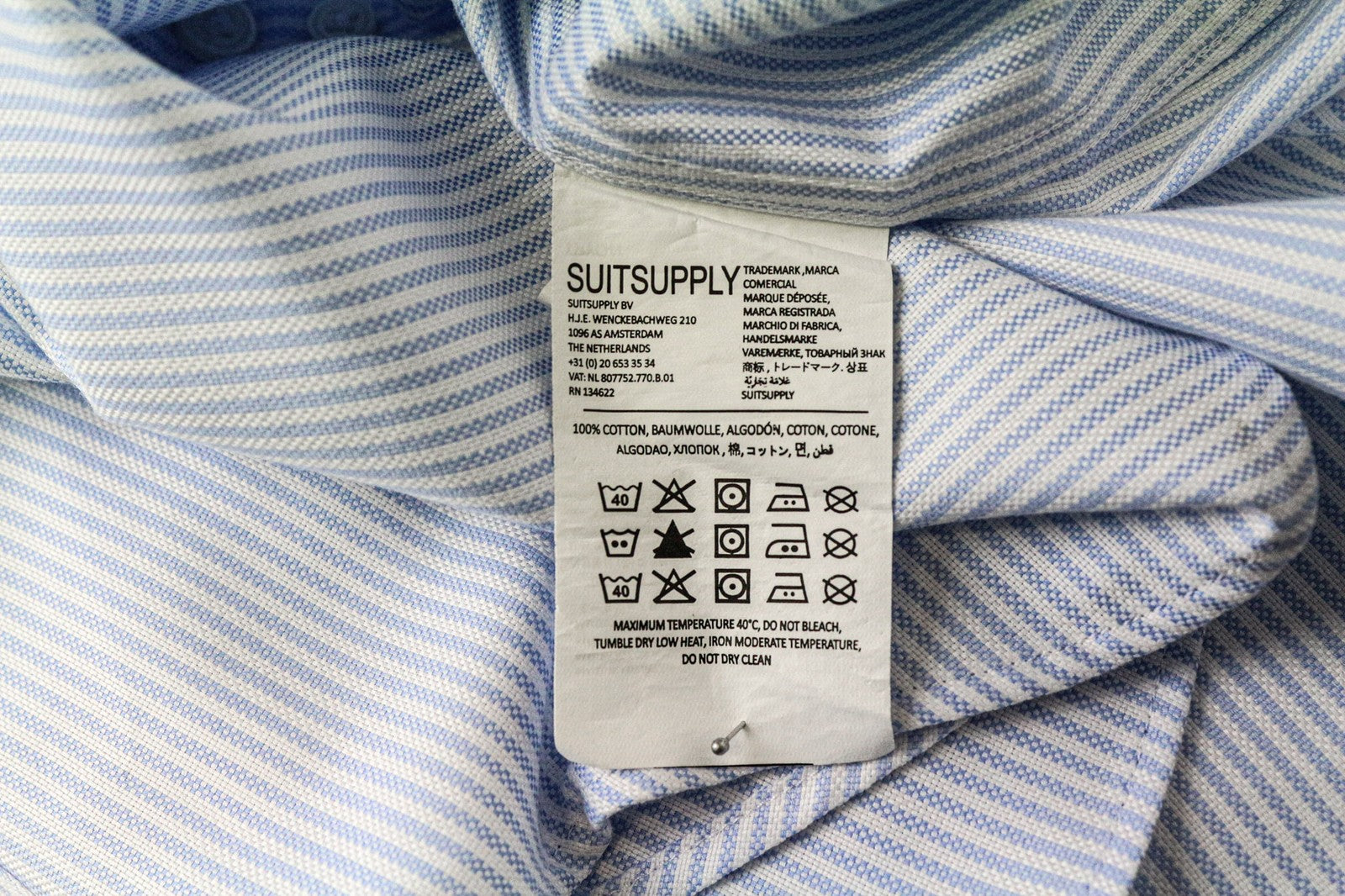 Blue Twill Shirt