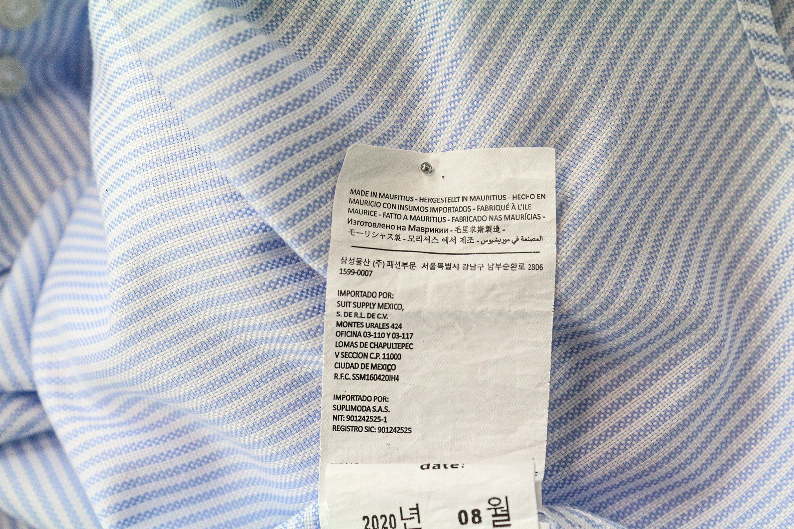 Blue Twill Shirt