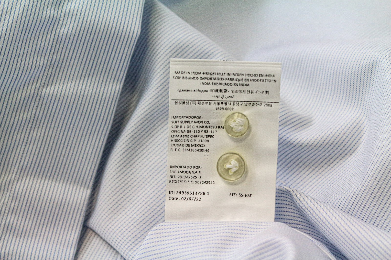 Blue Twill Shirt
