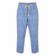 Blue Viscose Trousers