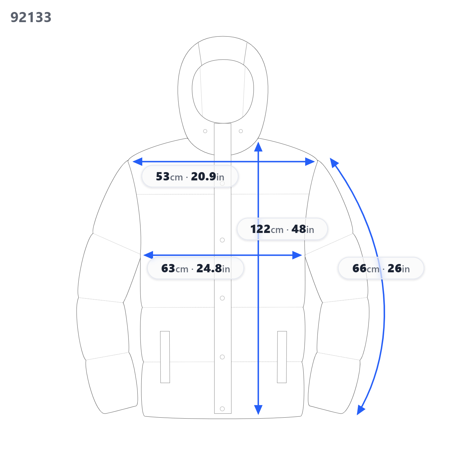 Jacket W-Patty-Out-Long