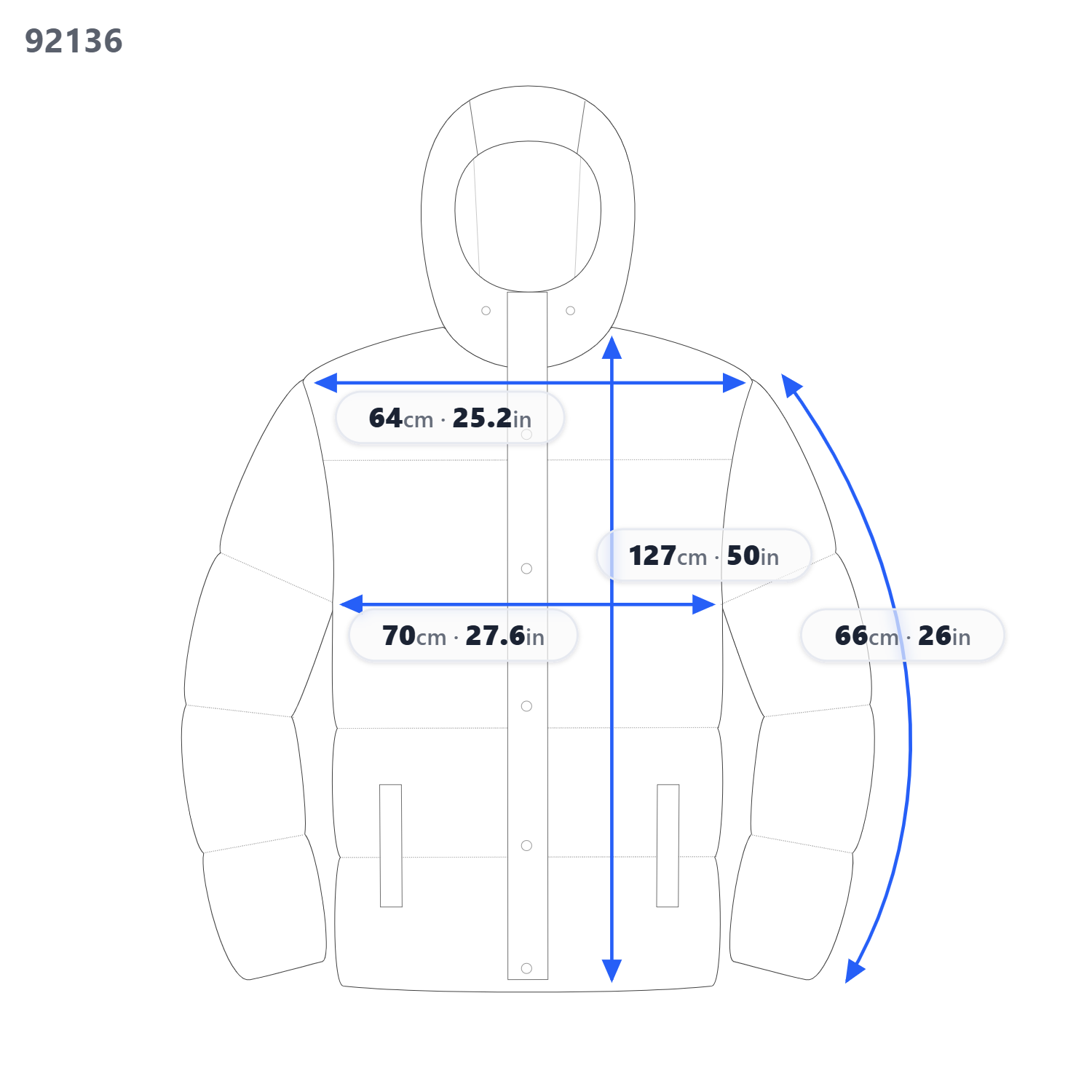 Jacket W-Patty-Out-Long