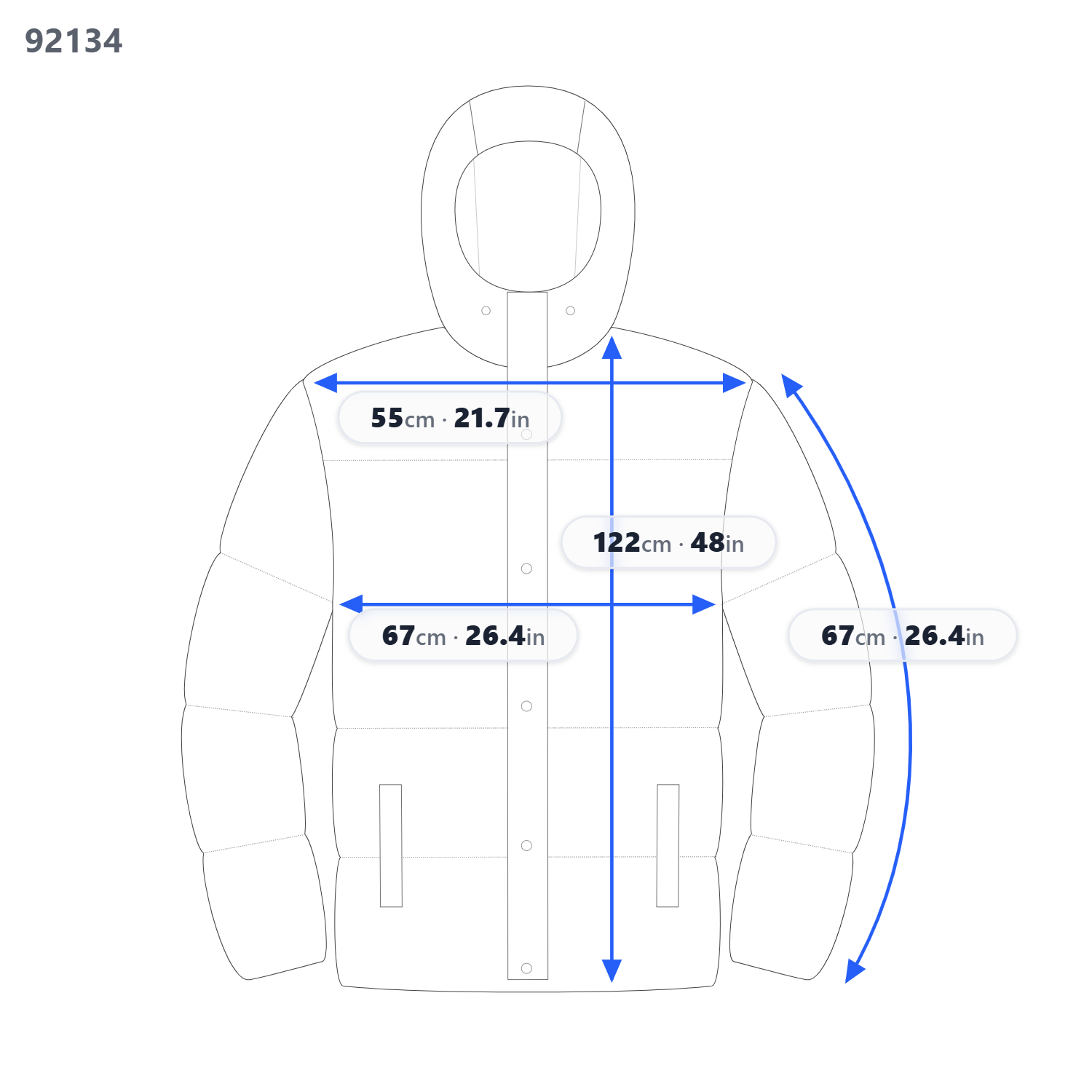 Jacket W-Patty-Out-Long
