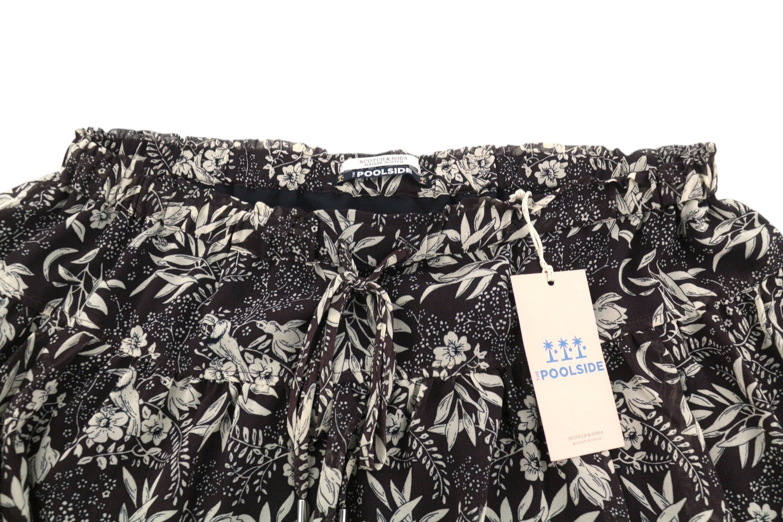 Brown Polyester Skirt