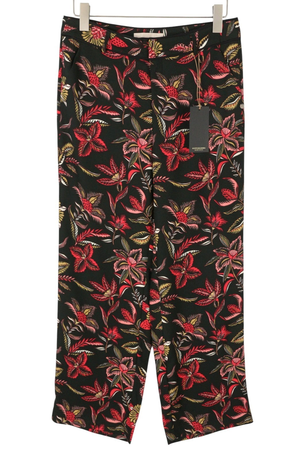 Black Polyester Trousers