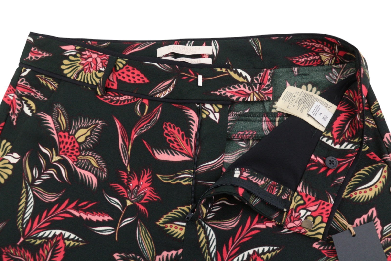 Black Polyester Trousers