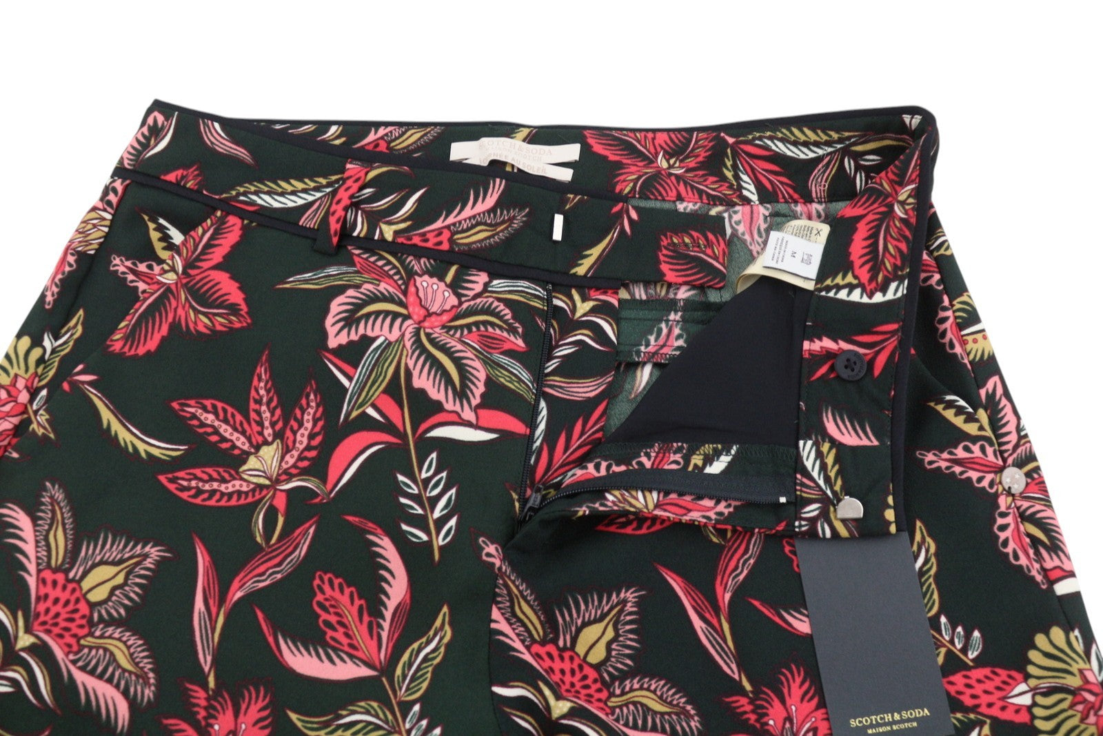 Black Polyester Trousers