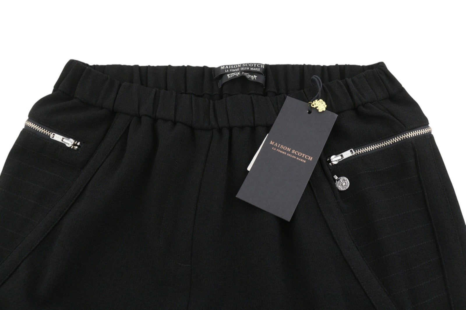 Black Polyester Trousers