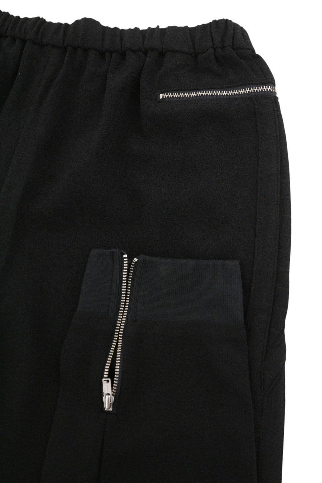 Black Polyester Trousers