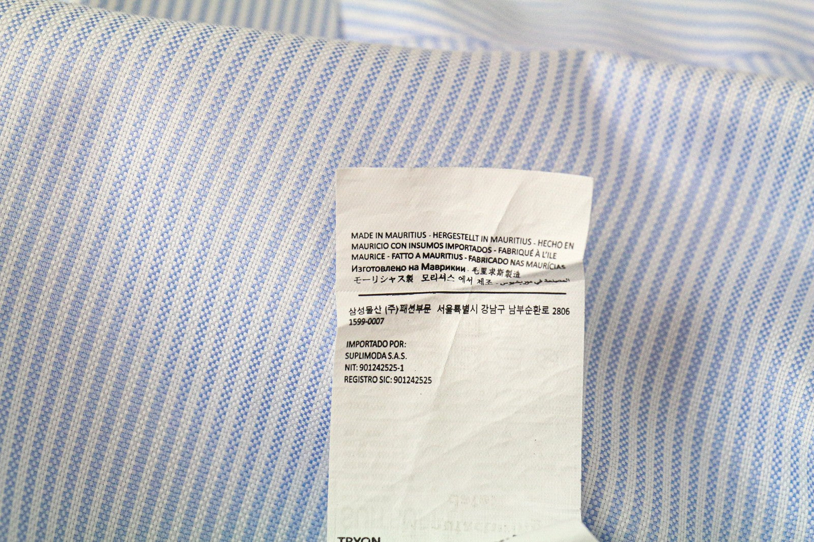 Blue Twill Shirt