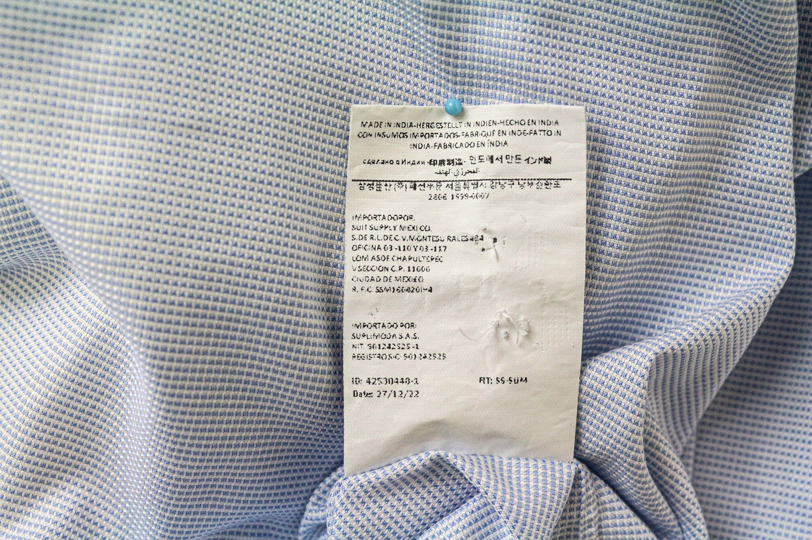 Blue Twill Shirt