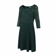 Green Polyester Dress