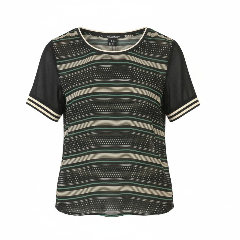 Black Polyester T-Shirt