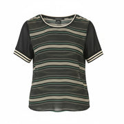 Black Polyester T-Shirt