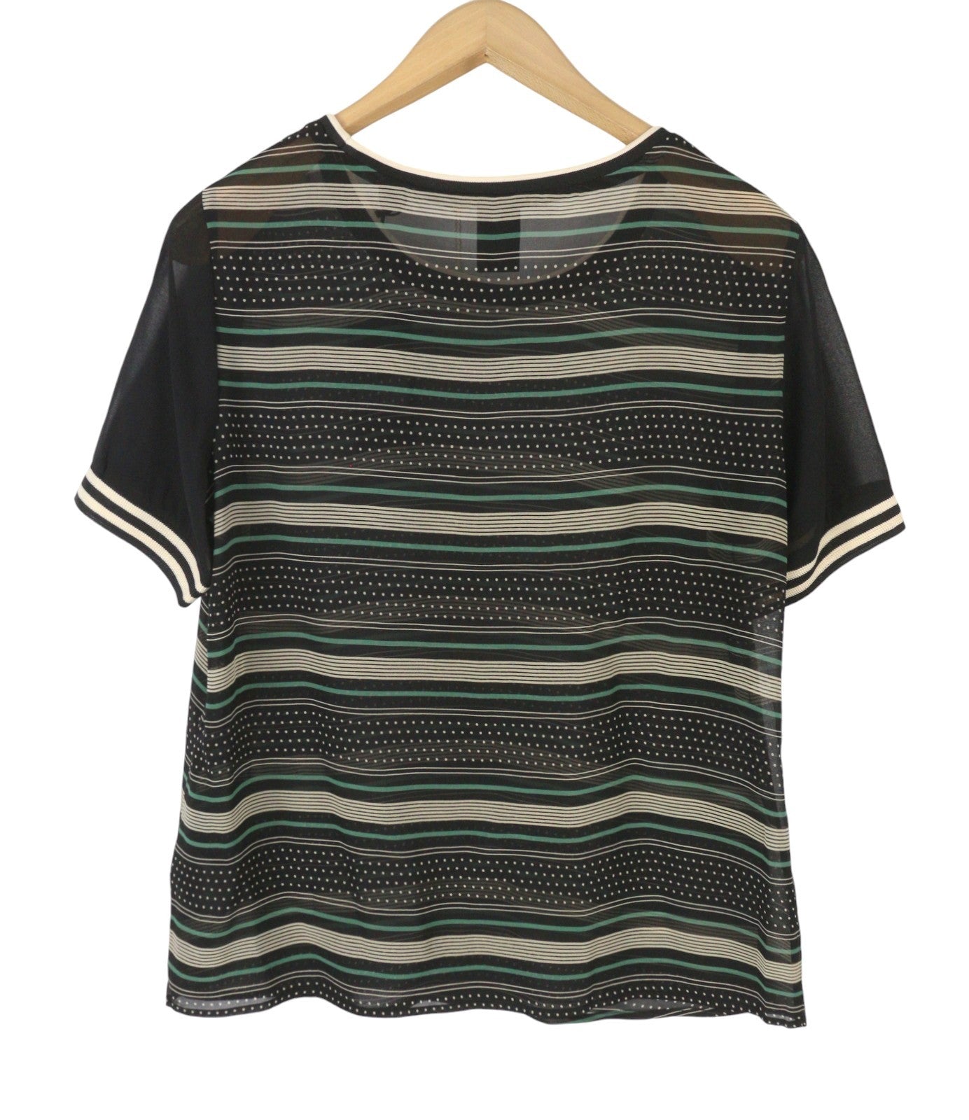 Black Polyester T-Shirt