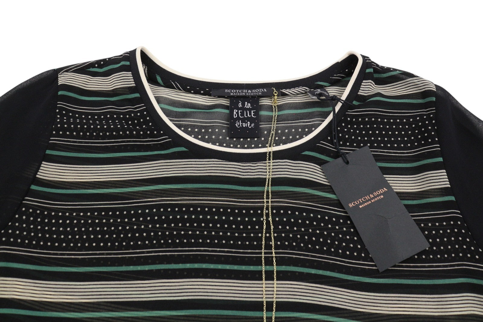 Black Polyester T-Shirt