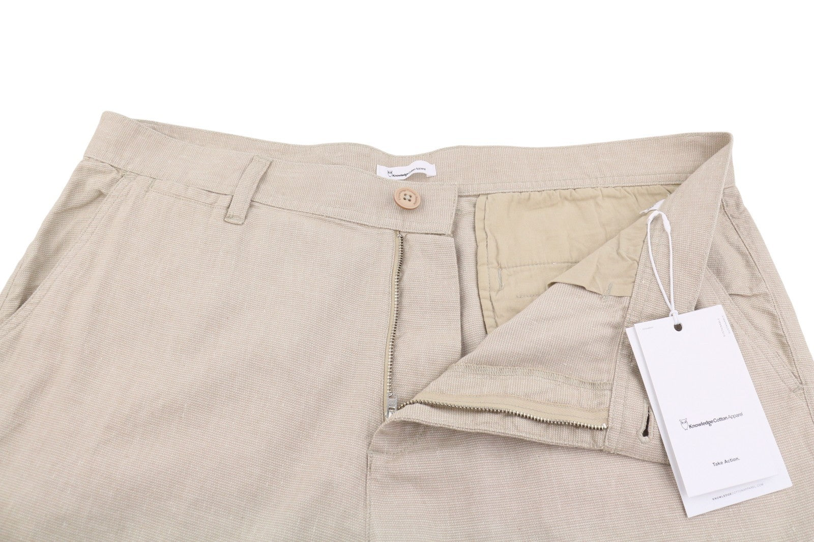 Brown Cotton Shorts