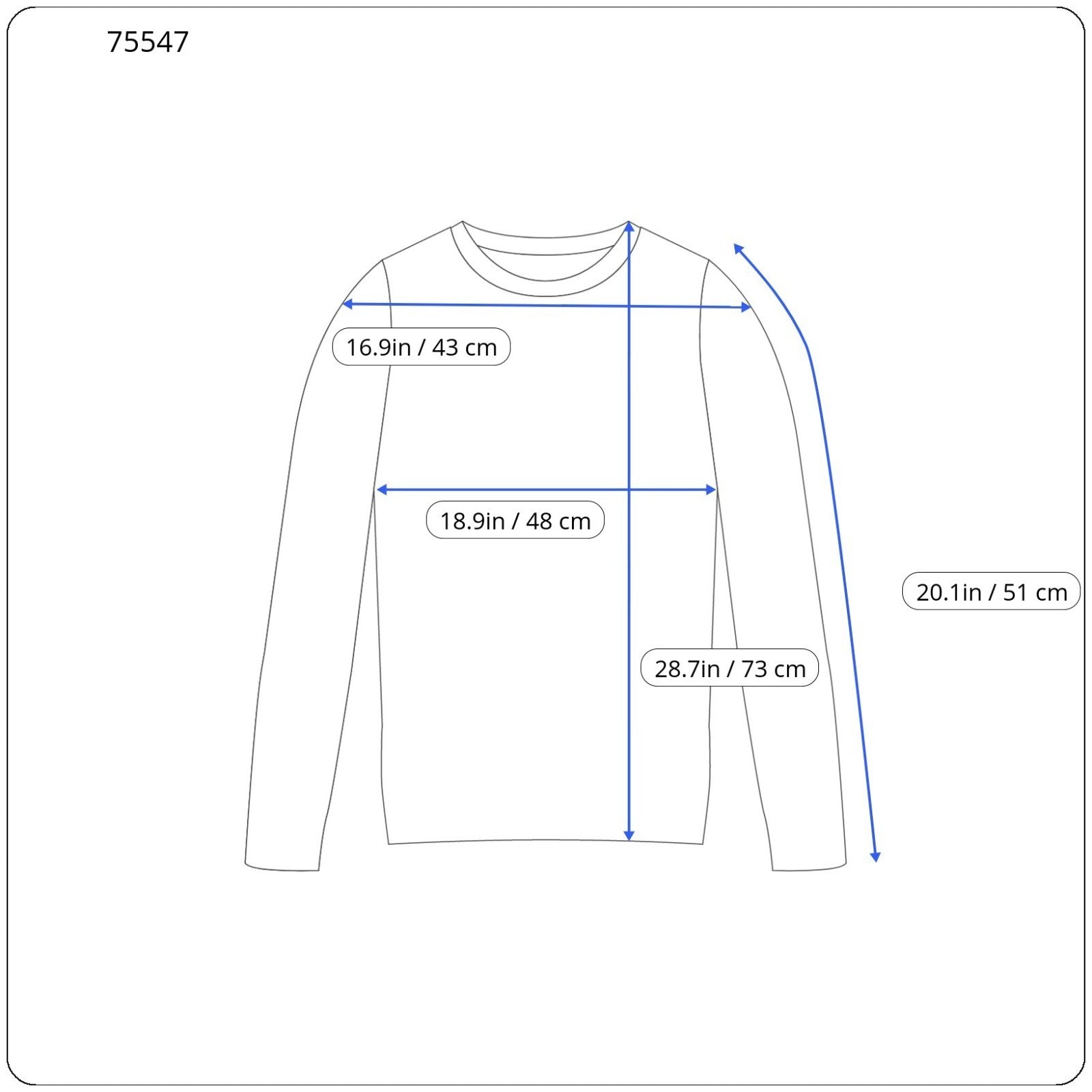 T-Shirt Ams Blauw