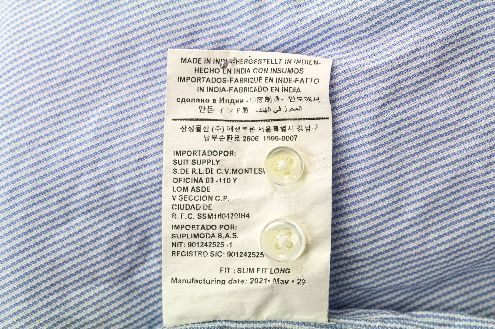 Blue Twill Shirt