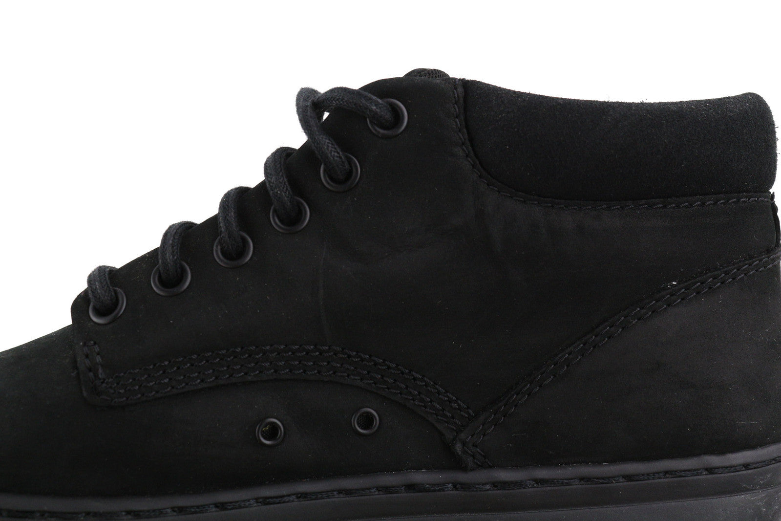 TIMBERLAND A1JUY vyriški aulinukai EU40/41 juodi odiniai su raišteliais, migdolų nosimi. 