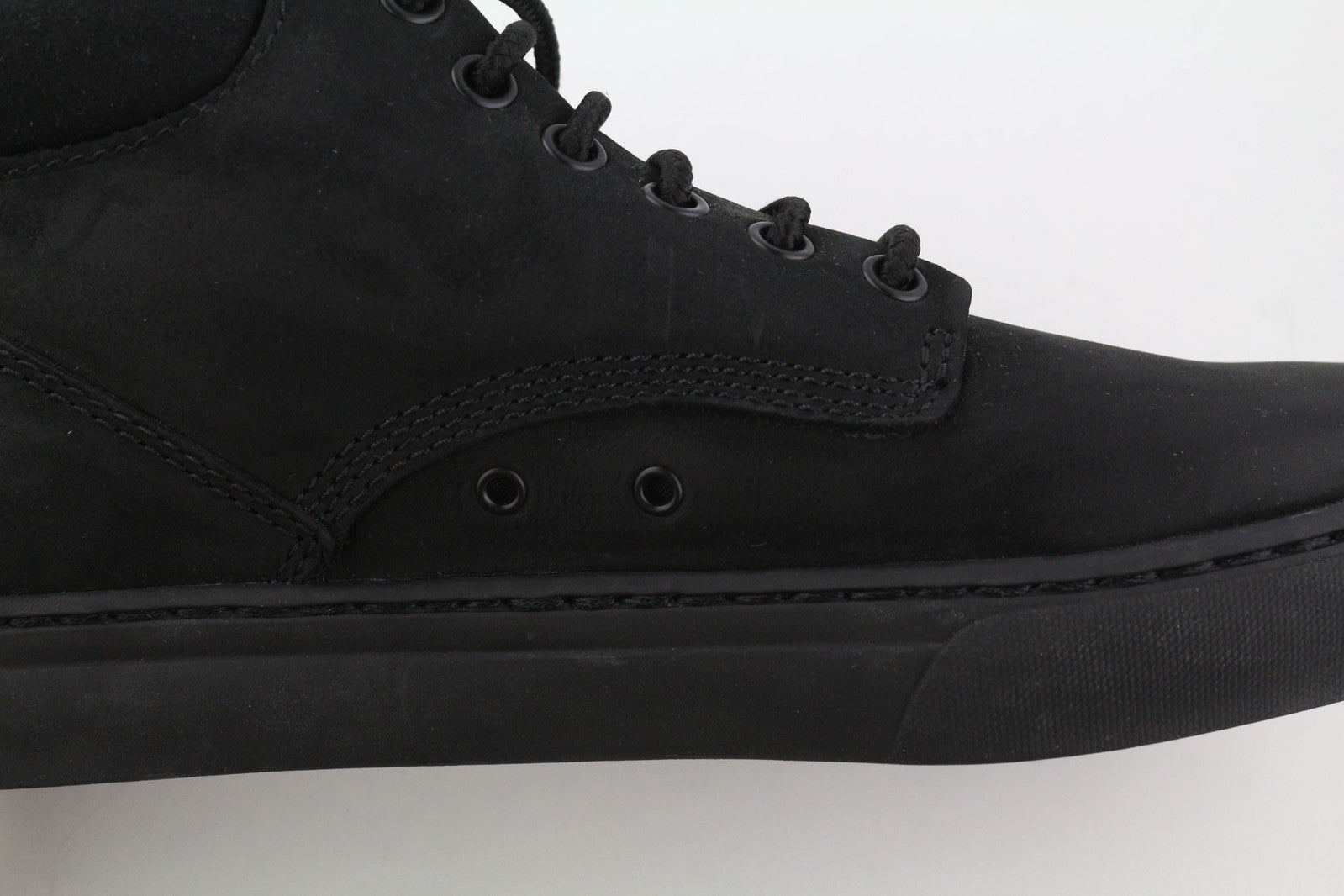 TIMBERLAND A1JUY vyriški aulinukai EU40/41 juodi odiniai su raišteliais, migdolų nosimi. 