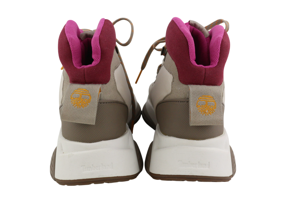 TIMBERLAND A1YCP moteriški aulinukai EU37/37.5 su nėriniuotais migdolų nosimis, ReBOTL logotipu. 