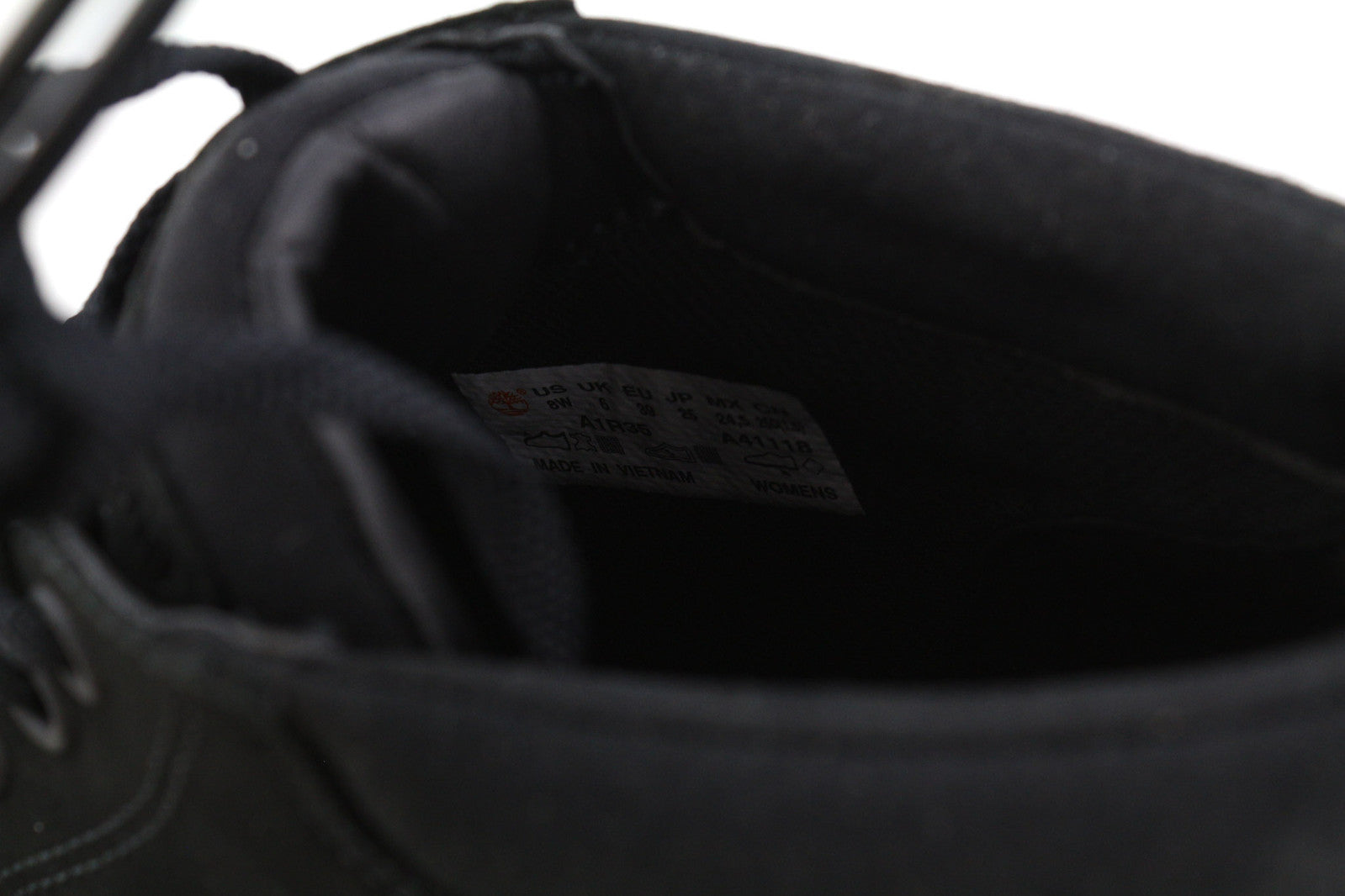 TIMBERLAND A1R35 moteriški bateliai EU38.5 EU39 juodi odiniai bateliai su raišteliais ant kulkšnies, Ortholite 