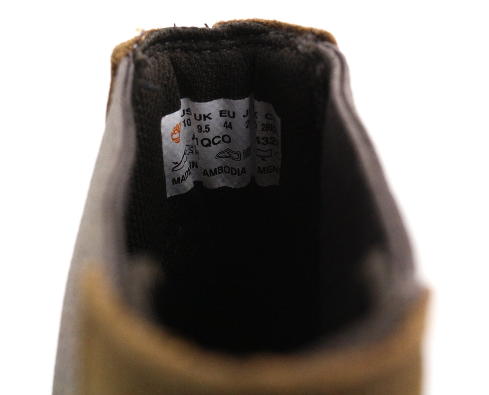 TIMBERLAND A1QCO vyriški aulinukai EU43.5/44 rudi odiniai migdolų nosys iki kulkšnies Hoverlite 