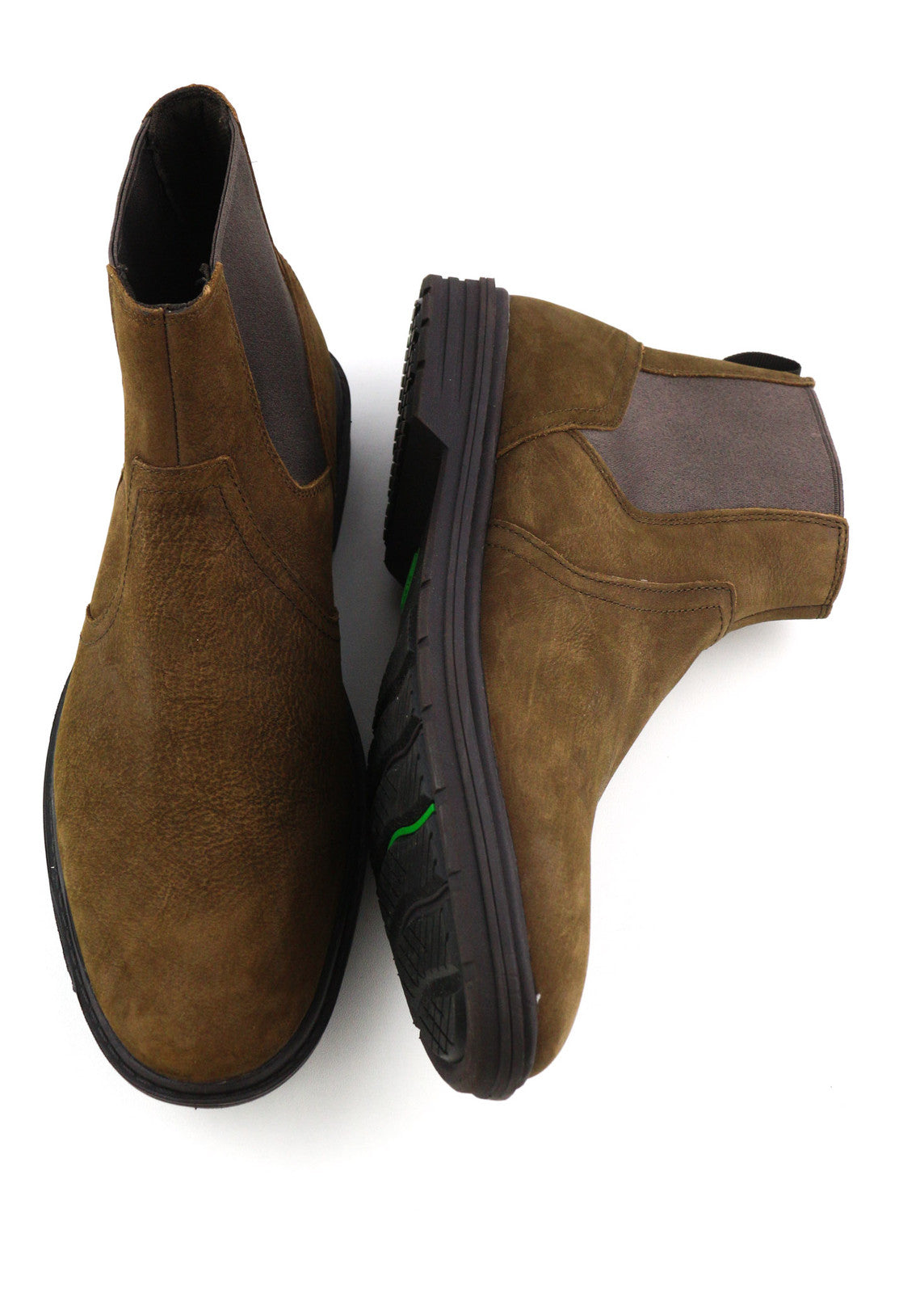 TIMBERLAND A1QCO vyriški aulinukai EU43.5/44 rudi odiniai migdolų nosys iki kulkšnies Hoverlite 