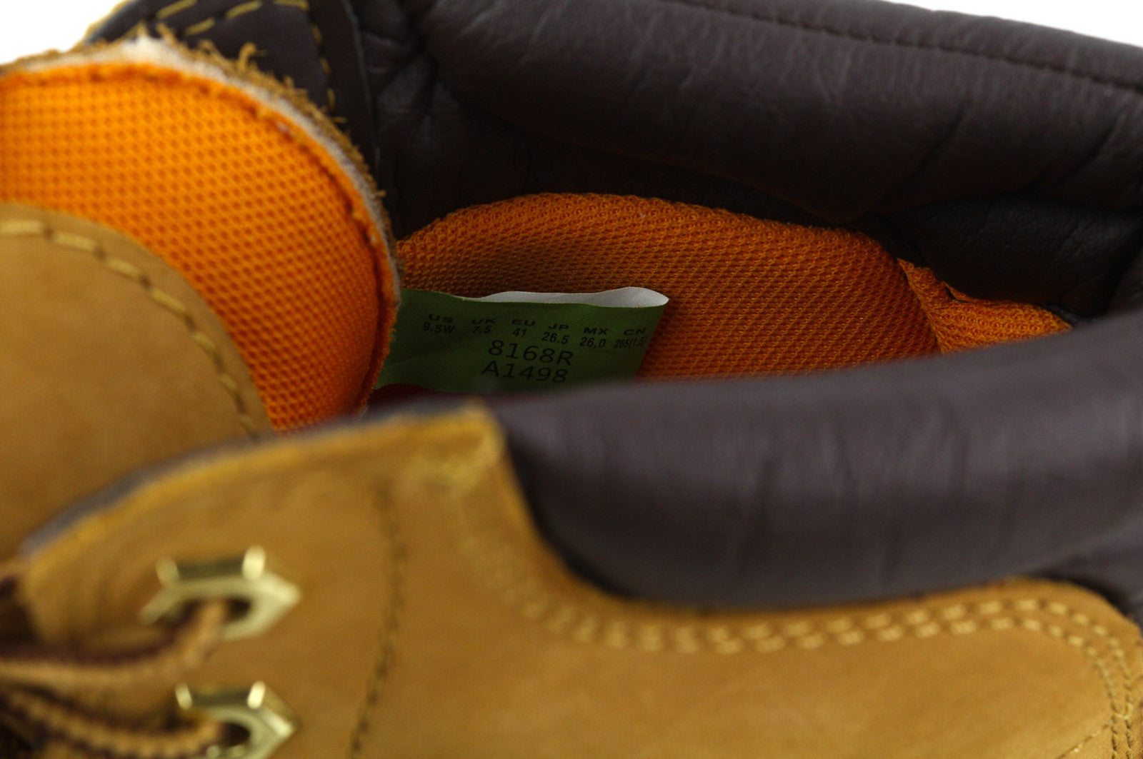 TIMBERLAND 8168R moteriški aulinukai EU41.5/42 rudi, odiniai, suvarstomi „Ortholite“ batai su raišteliais 