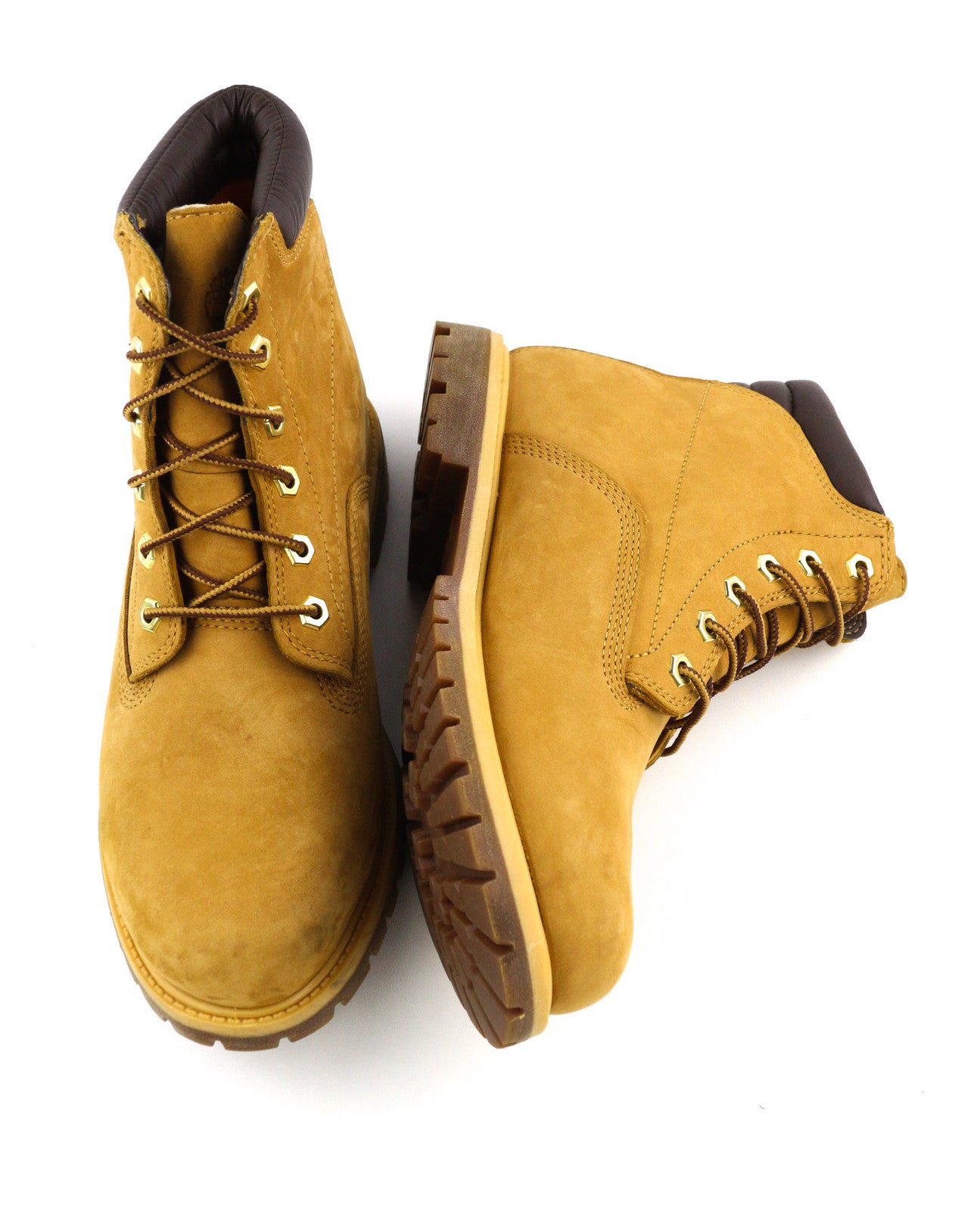 TIMBERLAND 8168R moteriški aulinukai EU41.5/42 rudi, odiniai, suvarstomi „Ortholite“ batai su raišteliais 