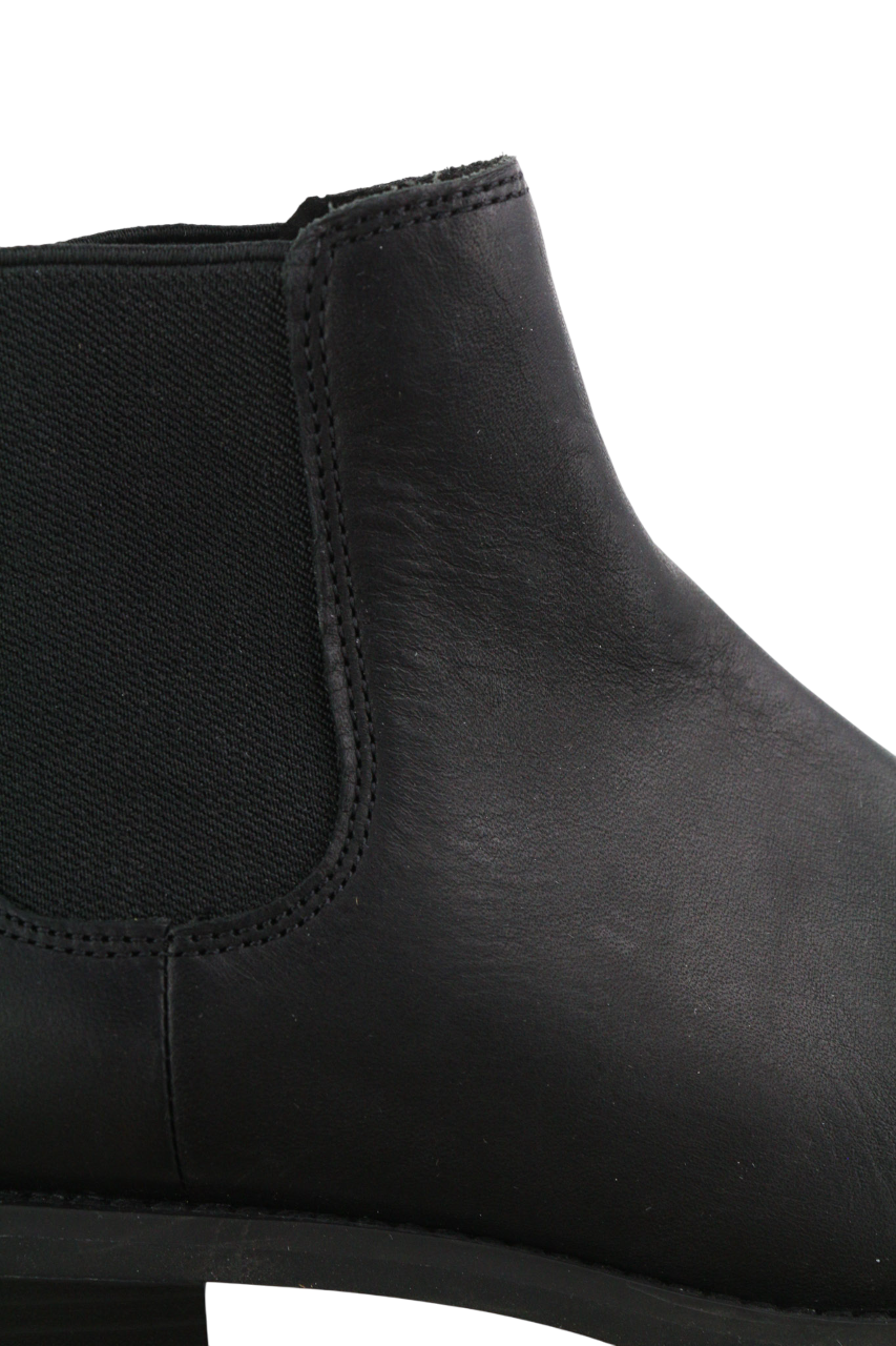 TIMBERLAND A2JGQ moteriški aulinukai EU37.5 EU38 juodi odiniai migdolų noselės ant kulkšnies „Chelsea“ 