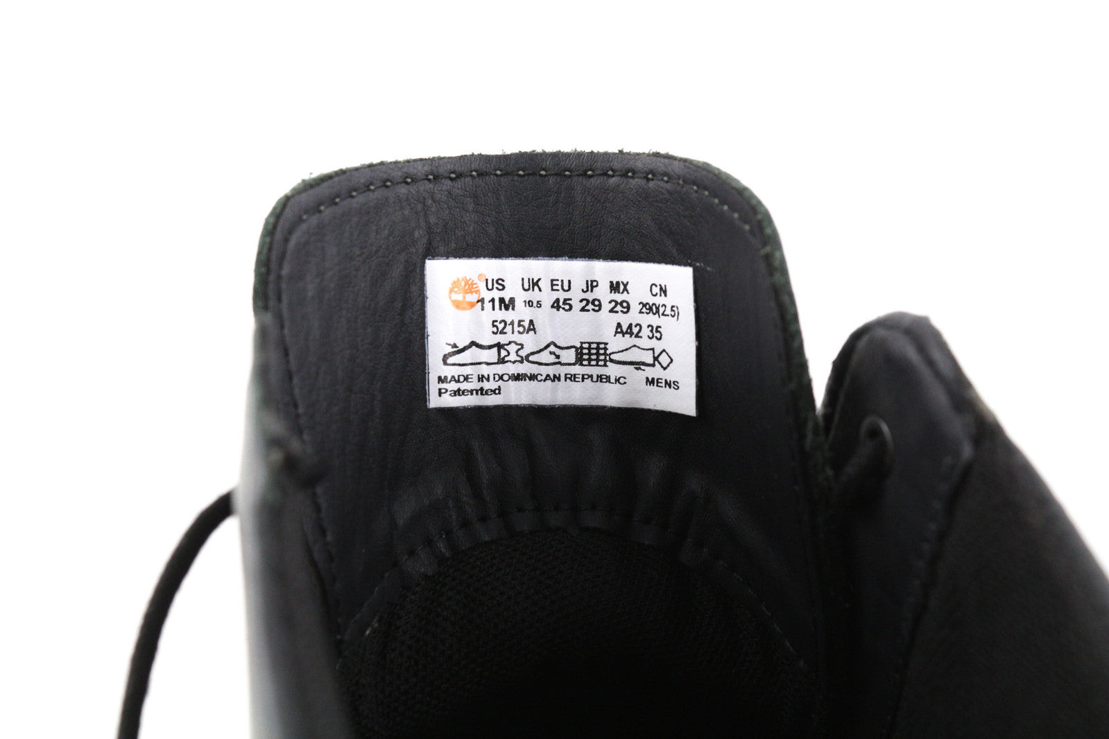 TIMBERLAND 5215A vyriški batai EU44 EU45 juodi odiniai Sensorflex komforto sistema 