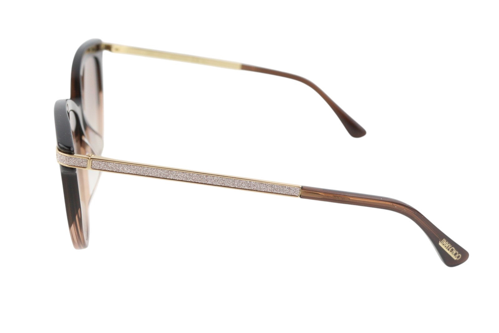 JIMMY CHOO Axelle/G/S moteriški akiniai nuo saulės VIENO DYDŽIO su blizgučiais ir kvadratiniu rėmeliu, rekomenduojama kaina – 329 € 