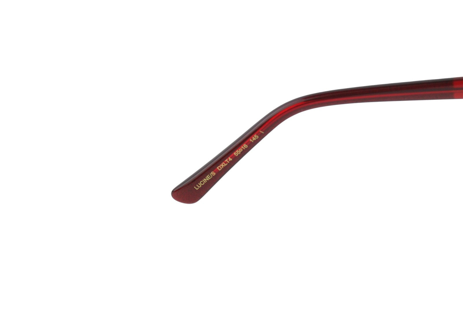 JIMMY CHOO Lucine/S moteriški akiniai nuo saulės su VIENO DYDŽIO tamsintu katės akių formos logotipu, rekomenduojama kaina – 349 € 