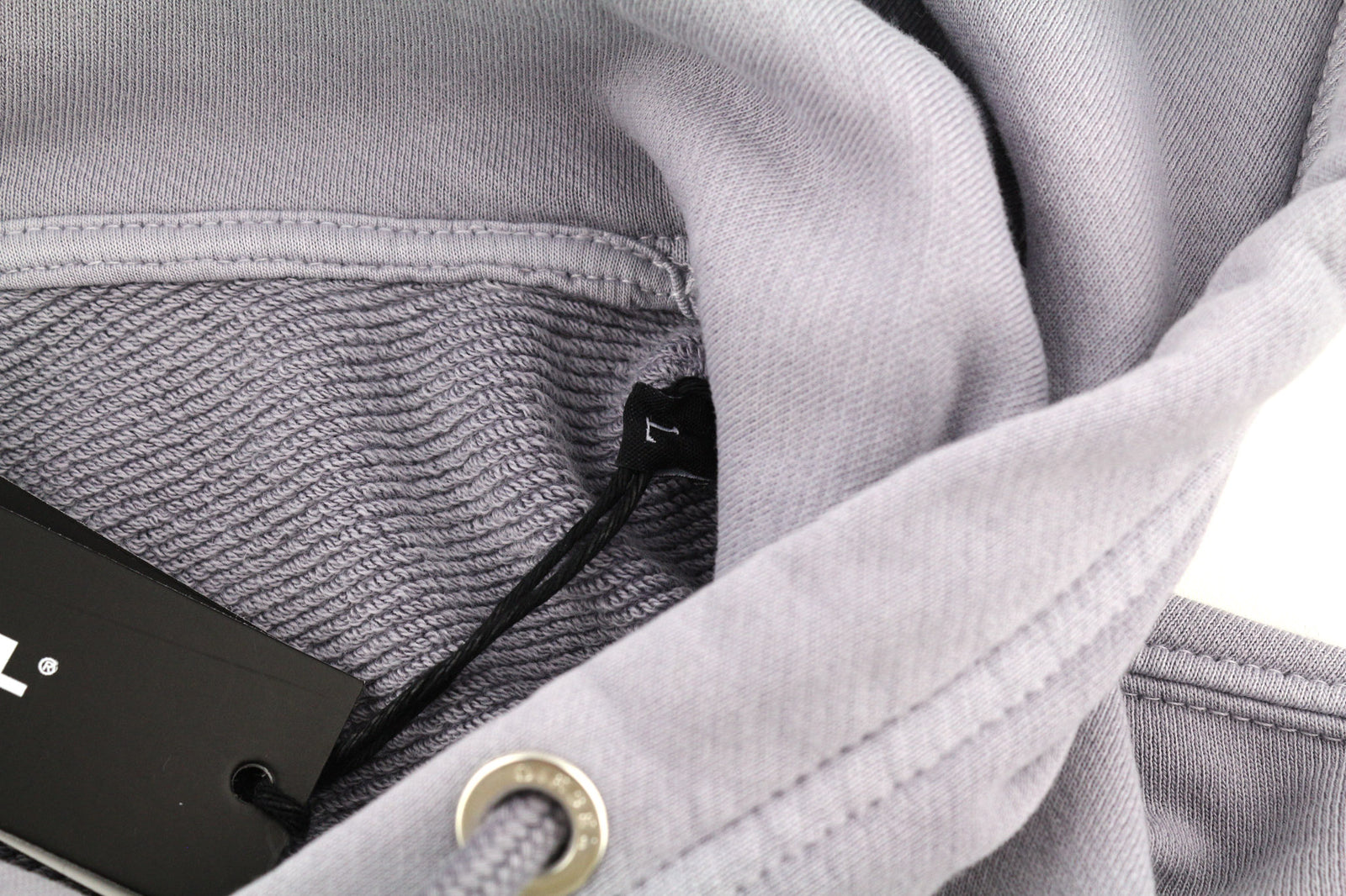 DIESEL F-Magdalena Felpa moteriškas džemperis su gobtuvu, L dydžio, violetinis, su gobtuvu, RRP 175 € 