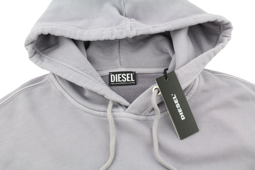 DIESEL F-Magdalena Felpa moteriškas džemperis su gobtuvu M, violetinis, skalbtas, su gobtuvu. RMK 175 €. 