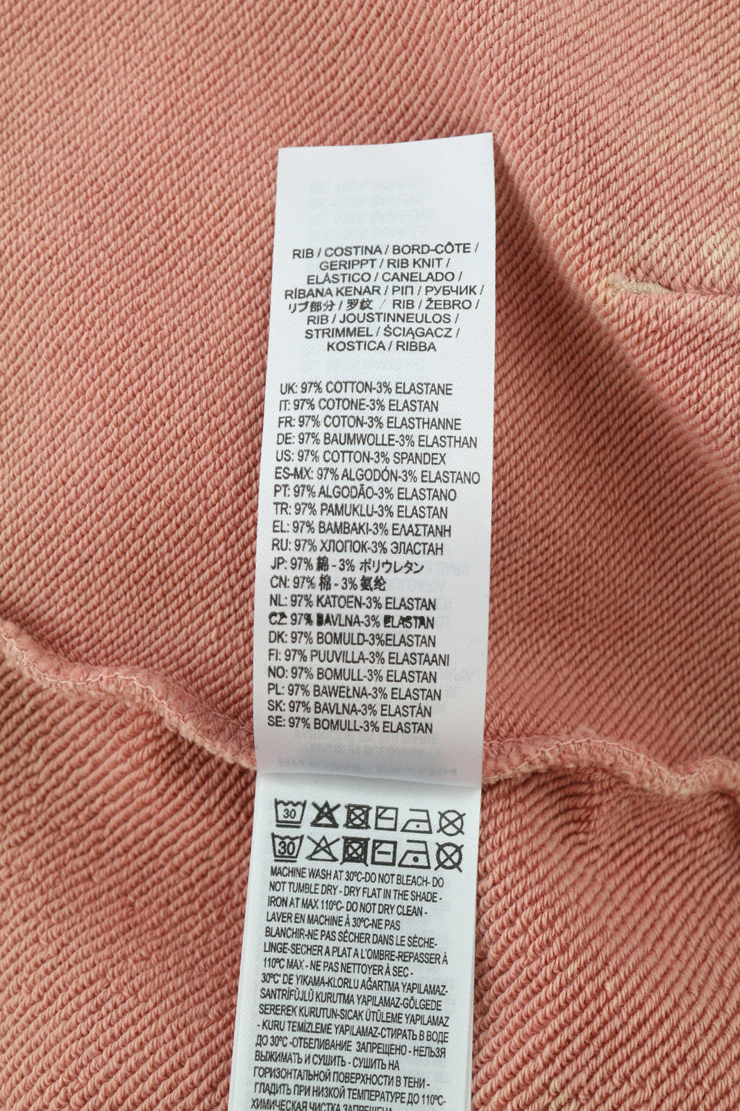 DIESEL F-Mikky moteriškas džemperis su gobtuvu L dydžio, persikų spalvos, asimetriškas megztinis su gobtuvu, rekomenduojama kaina – 195 € 