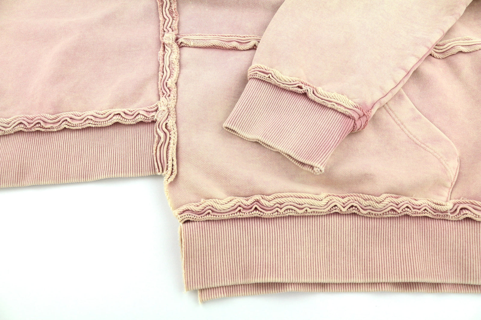 DIESEL F-Mikky Felpa moteriškas džemperis su gobtuvu, L, persikų spalvos, asimetrinė kišenė, rekomenduojama kaina – 195 € 