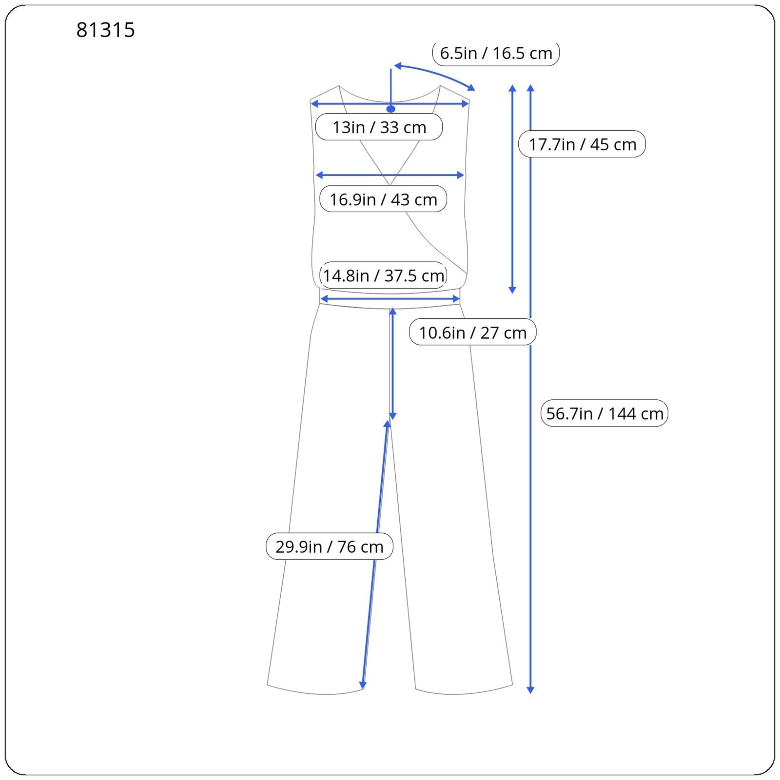 MAKADAMIA moteriškas kombinezonas, 38 dydis, juodas, V formos iškirpte, be rankovių, su kišenėmis ir logotipu. 