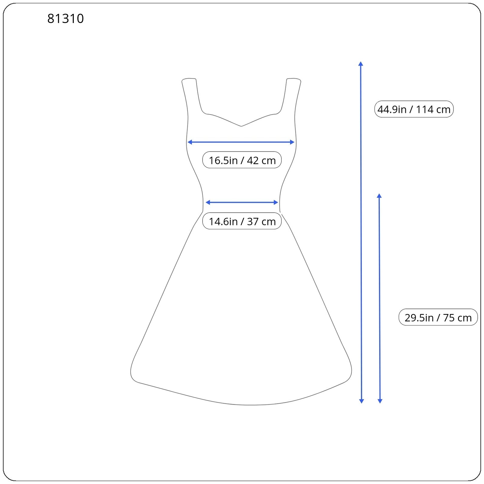 GUGLIELMO CAPONE Balerina Pizz moteriška suknelė 40 siuvinėta be rankovių apvali Midi 