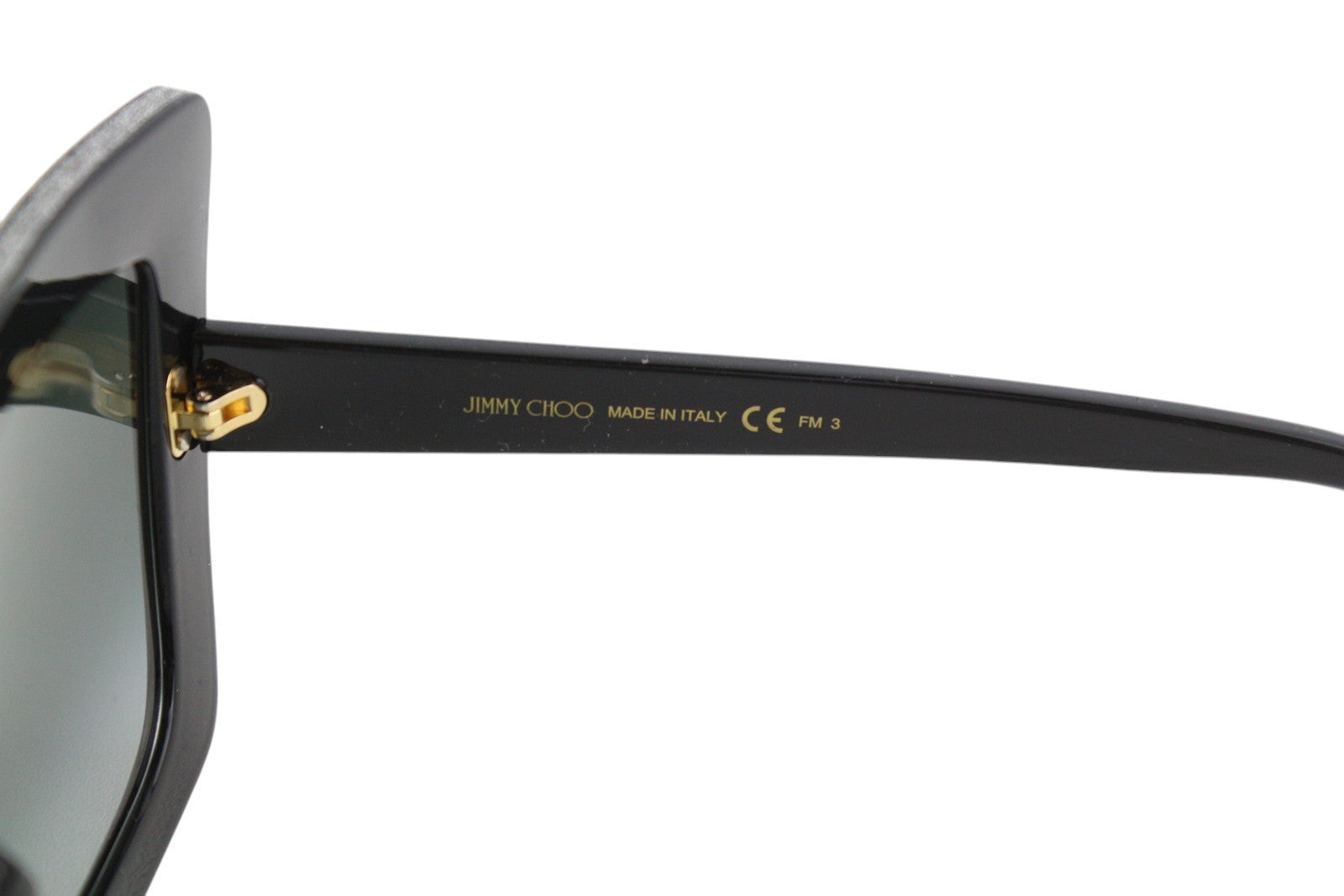 JIMMY CHOO Auri/G/S moteriški akiniai nuo saulės, VIENO DYDŽIO, drugelio formos, blizgantys rėmeliai, rekomenduojama kaina – 349 € 