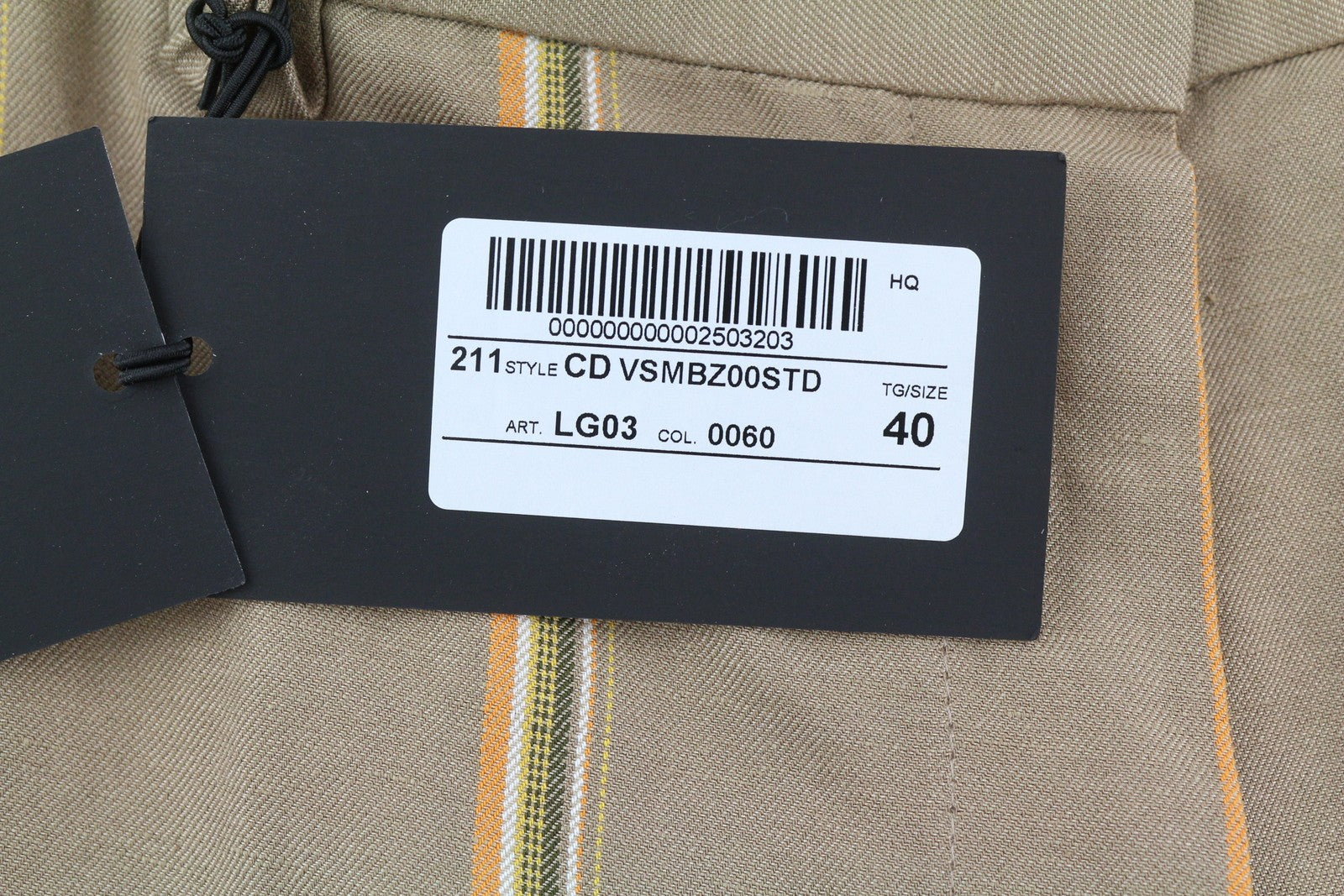 PT TORINO Ambra moteriškos kelnės 40 W28 lininio audinio su dryžiais, atlenkiamu užtrauktuku, rudos spalvos 