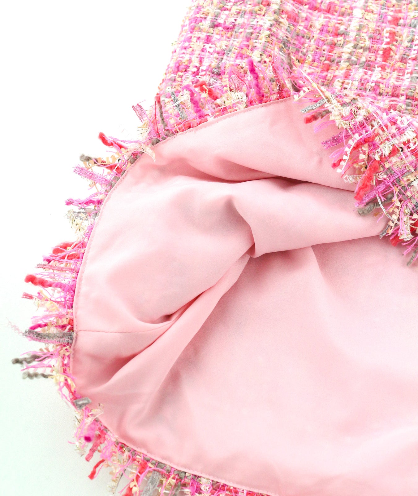 GUGLIELMOS CAPONE moteriška tvido suknelė ~S dydžio, su 3/4 rankovėmis, apvalia kaklo iškirpte, su kišene ir raštuotais šortais 